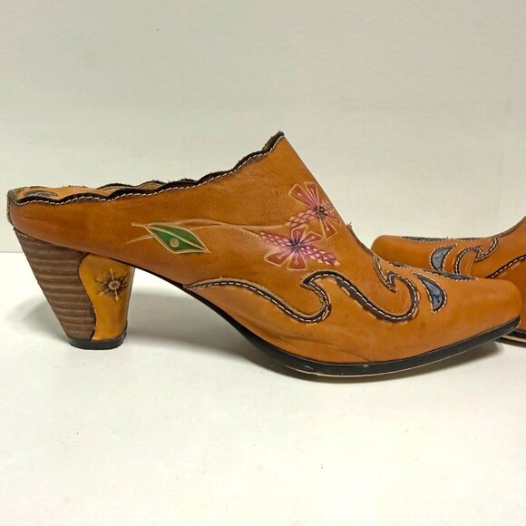 *RARE* Corkys Elite Leather Flame Mules - Picture 8 of 12
